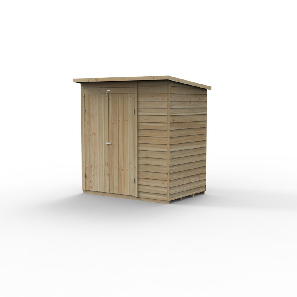 4LIFE Pent Shed 6×4 – No Windows – Double Door 5013053203767 2